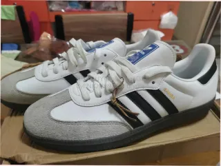 Adidas Samba Talla 44 Gris Blanco