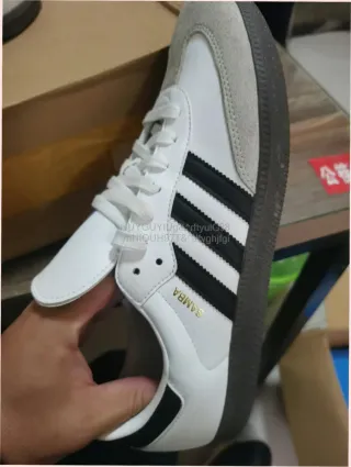 Adidas Samba Talla 44 Gris Blanco