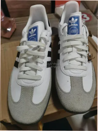 Adidas Samba Talla 44 Gris Blanco