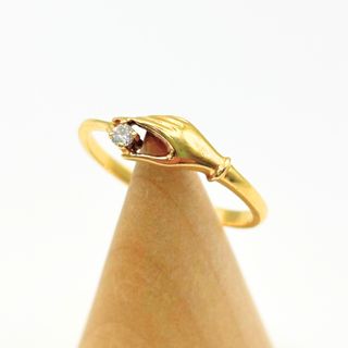 Anillo Oro 18K, Mano, 1.62gr, T-13