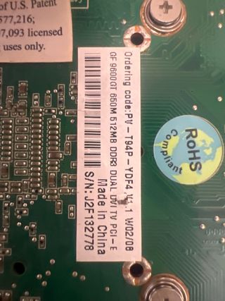 Tarjeta Gráfica GeForce 9600GT XFX