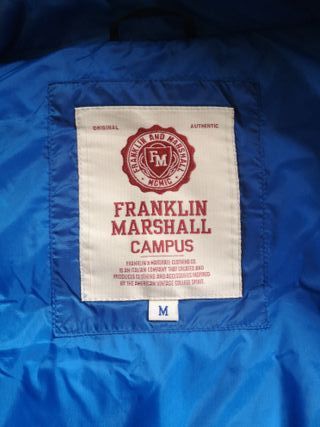 Abrigo Plumas Franklin Marshall Talla M