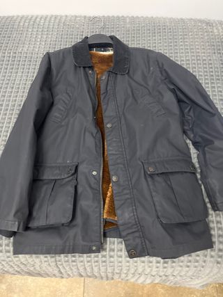 Chaqueta Barbour niño 12 años forro marrón