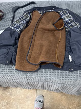 Chaqueta Barbour niño 12 años forro marrón