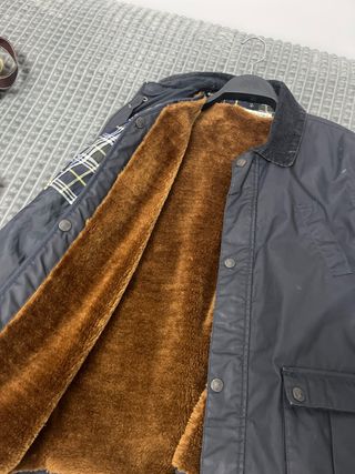 Chaqueta Barbour niño 12 años forro marrón