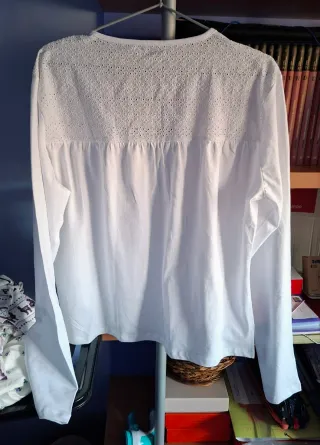 Camicia Perforata Donna Losan Bianca