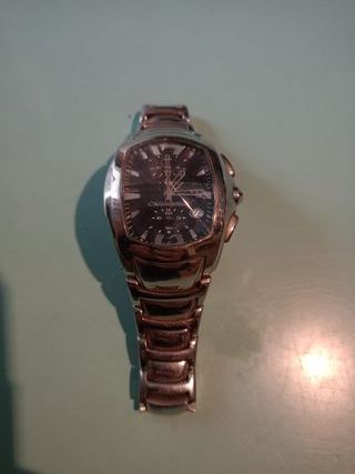 Orologio Chronotech Uomo Nero/Argento