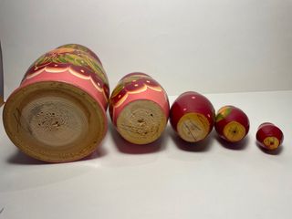 Matrioska bambola legno 18 cm 5 pezzi