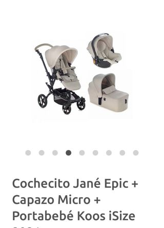 Carro Jané con capazo y portabebé