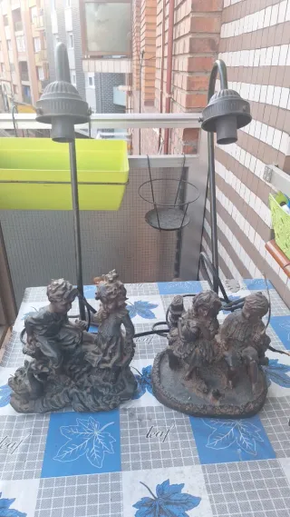 Lámparas decorativas de metal