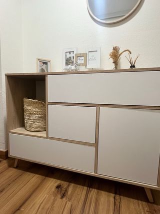 Mueble recibidor con pulsadores 120x0,4