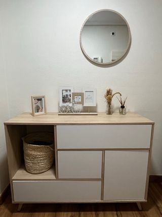 Mueble recibidor con pulsadores 120x0,4