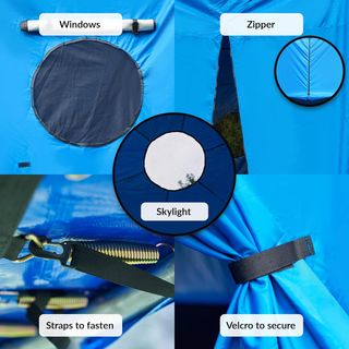 Lona ODOXIA Carpa para Cama Elástica 366-460cm