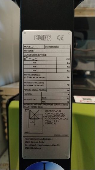 Apilador Eléctrico CLARK SWX16