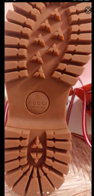 Botas Gucci The North Face Naranja