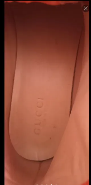 Botas Gucci The North Face Naranja