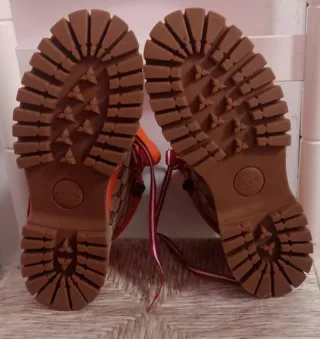 Botas Gucci The North Face Naranja