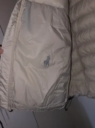 Chaleco plumífero Ralph Lauren beige