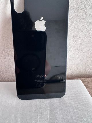 Cristal Trasero iPhone X Negro