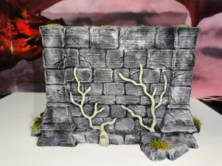 Escenario Ruinas Castillo 28mm D&D Warhammer