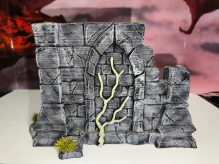 Escenario Ruinas Castillo 28mm D&D Warhammer