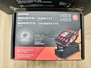 Taladro Parkside Performance + Batería + Cargador