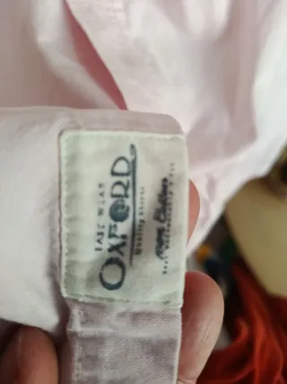 Camisa Oxford Easy Wear Rosa Talla L
