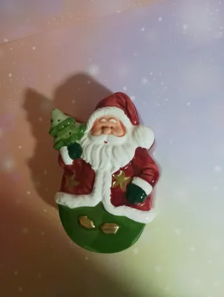 Cofanetto decorazione Babbo Natale vintage