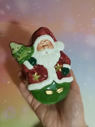 Cofanetto decorazione Babbo Natale vintage