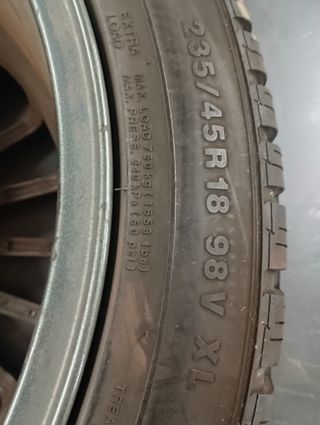 4 Cerchi Peugeot RCZ con Gomme 235/45R18
