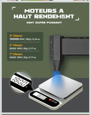 Soplador Turboaire 150.000 RPM Nuevo a Estrenar