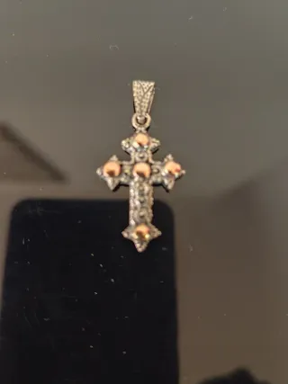 Cruz centenária Prata e Ouro Século XVIII(18)