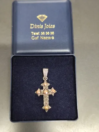 Cruz centenária Prata e Ouro Século XVIII(18)