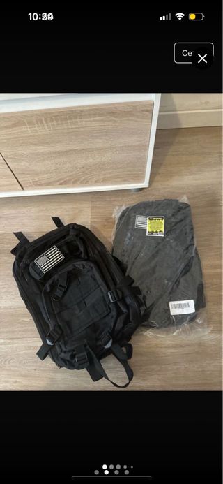 Mochila táctica militar 25L negra