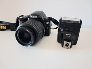 Cámara Nikon D60 + Flash