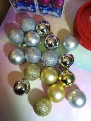 Lotto decorazioni natalizie