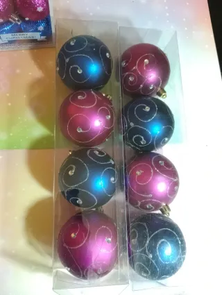 Lotto decorazioni natalizie