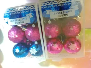 Lotto decorazioni natalizie