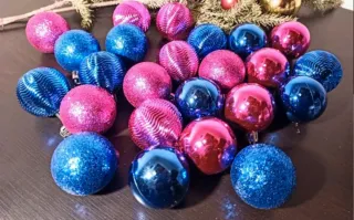 Lotto decorazioni natalizie