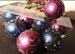 Lotto decorazioni natalizie