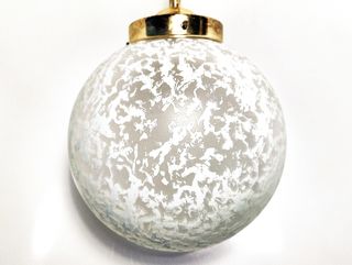 Lampada Murano Globo Vintage '70 Vetro e Metallo