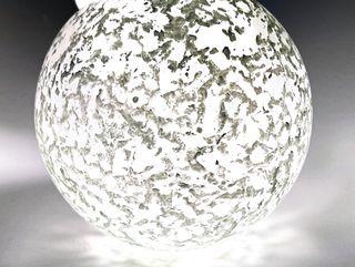 Lampada Murano Globo Vintage '70 Vetro e Metallo