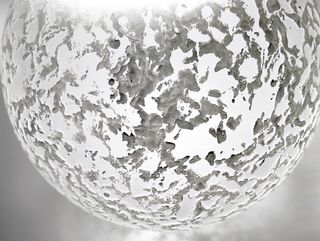 Lampada Murano Globo Vintage '70 Vetro e Metallo