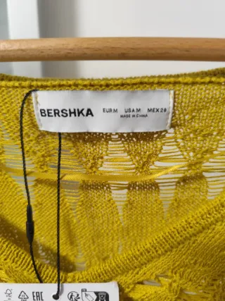 Cardigan Senape Taglia M Nuovo