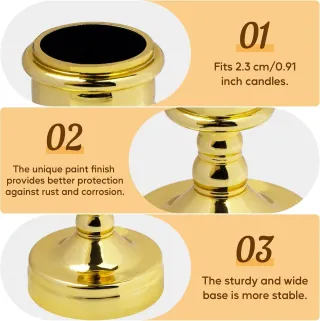 6x Portacandele minimalista portcandela candelabro