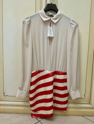 Abito Denny Rose svasato con paillettes