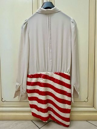 Abito Denny Rose svasato con paillettes