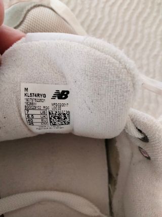 Zapatillas New Balance Gris y Rosa Talla 40