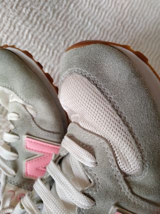 Zapatillas New Balance Gris y Rosa Talla 40