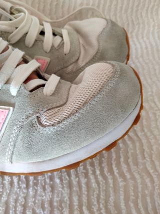 Zapatillas New Balance Gris y Rosa Talla 40